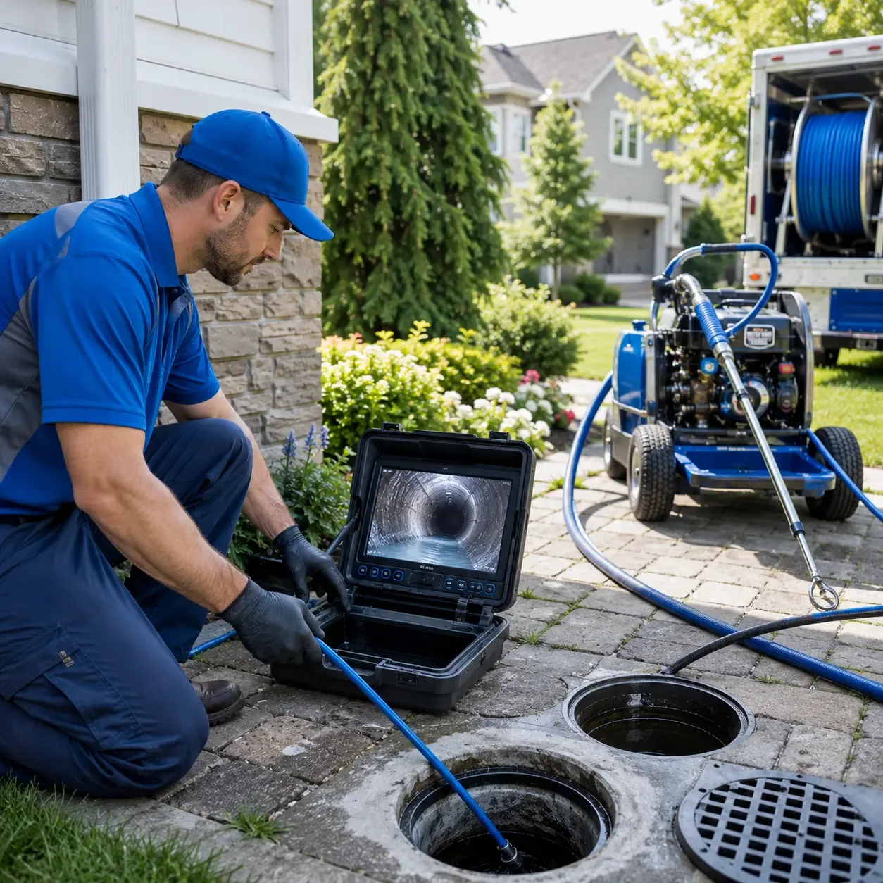 Outdoor drain cleaning professionals serving Roaring Branch, PA